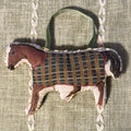 Horse Plaid Ornament
