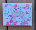 Greeting Card: Deer in Poppies