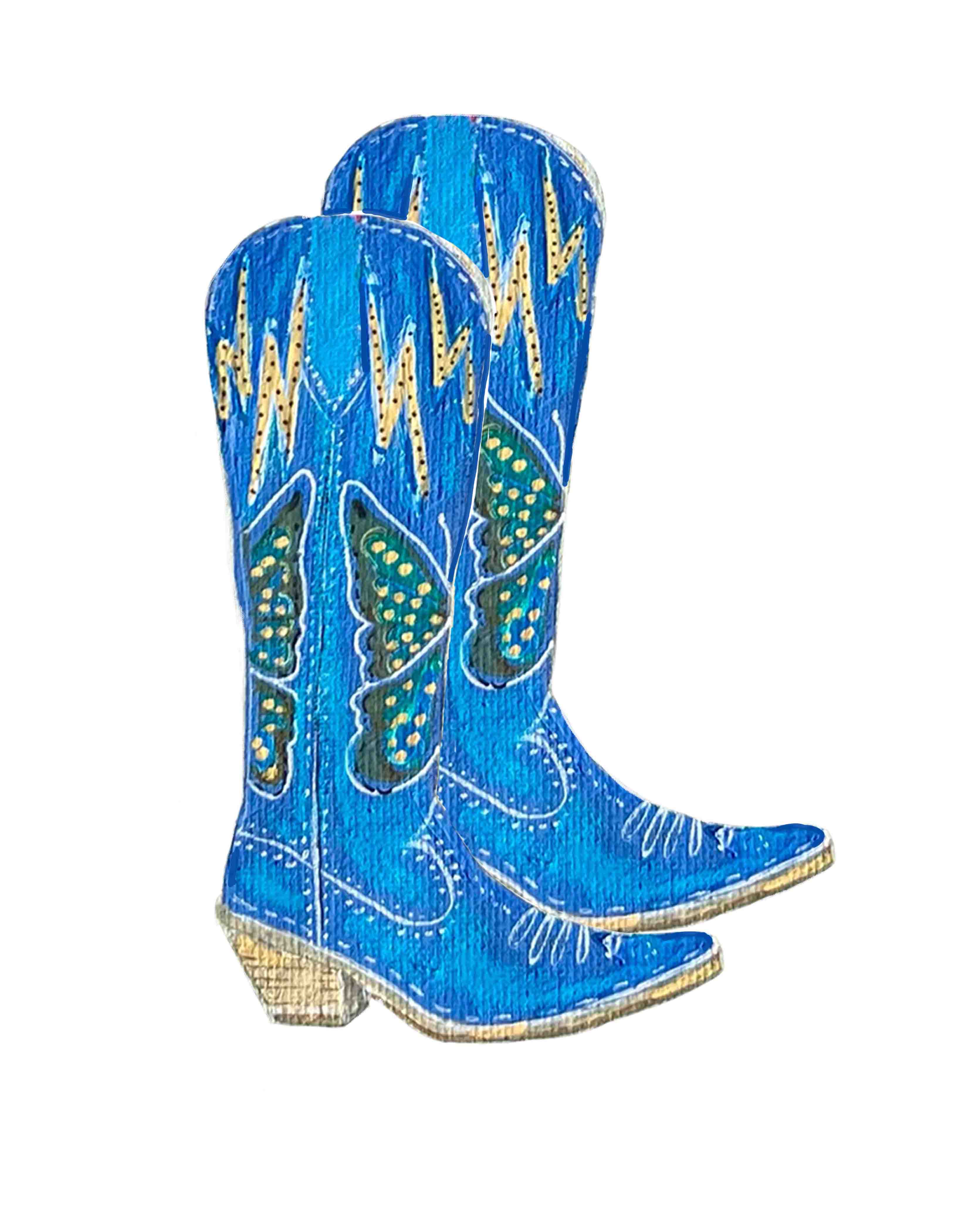 Blue Cowgirl Boots