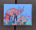 Greeting Card: Fox Family