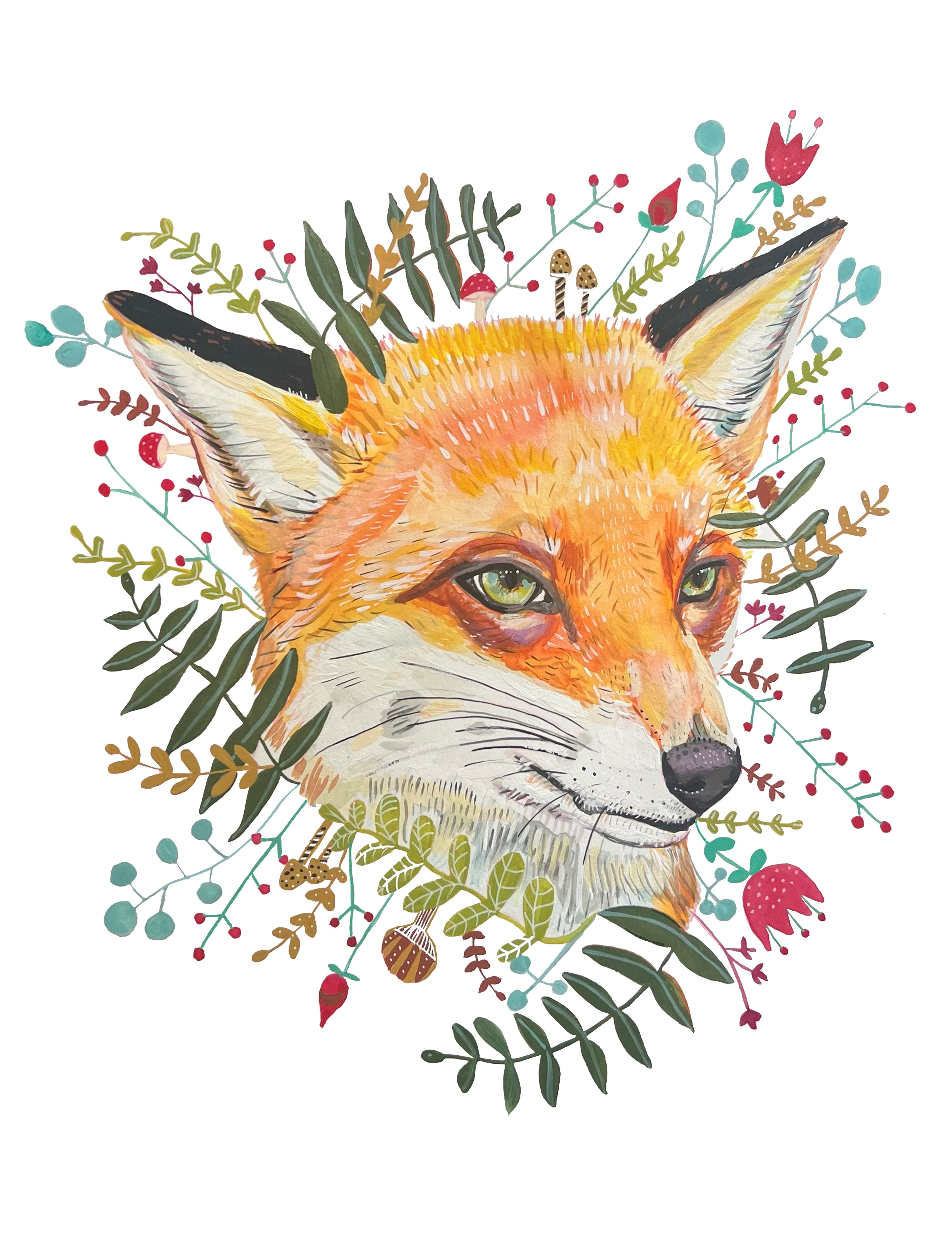 Fox Wreath