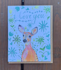 Greeting Card: I love you deer