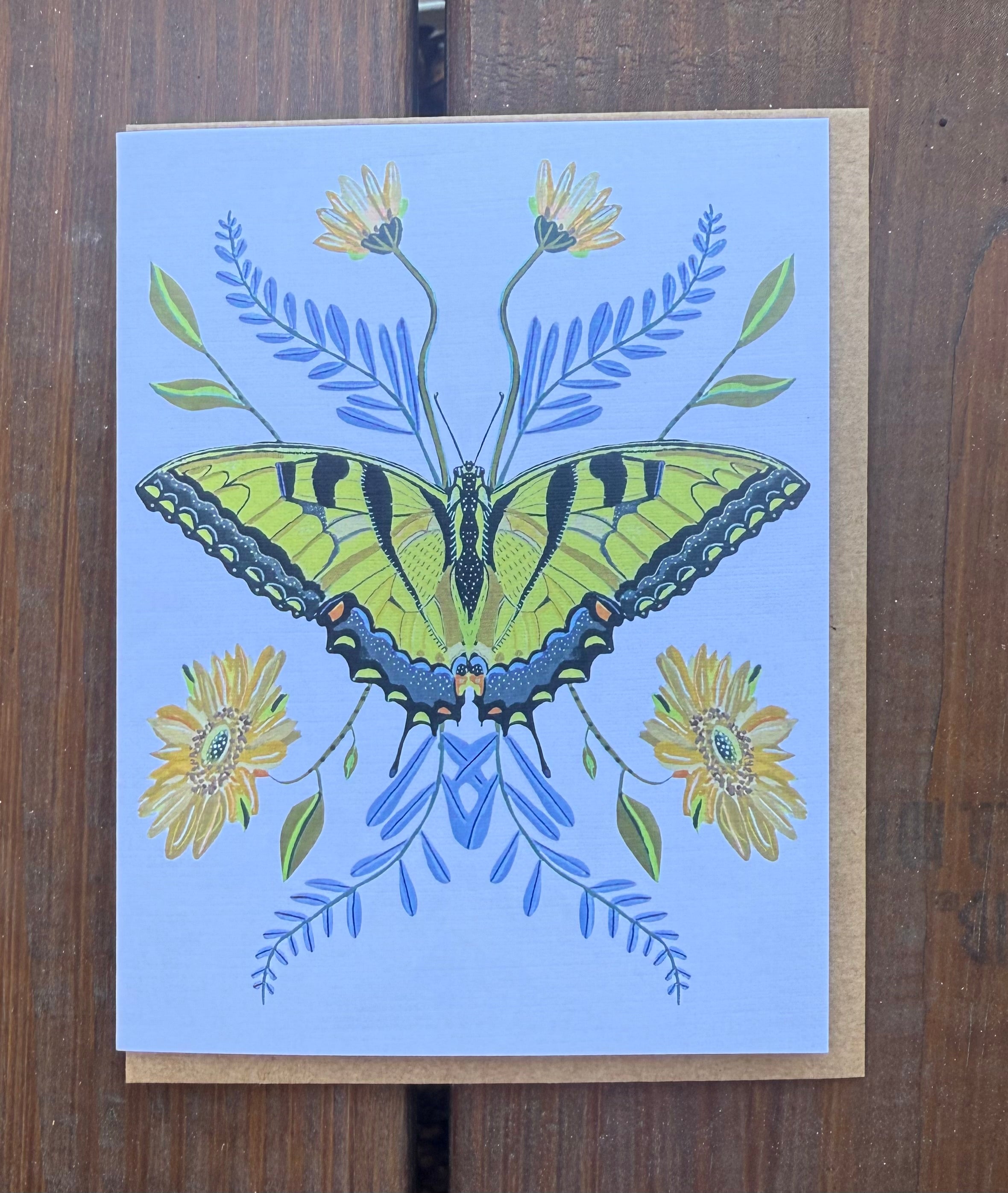 Greeting Card: Yellow Monarch