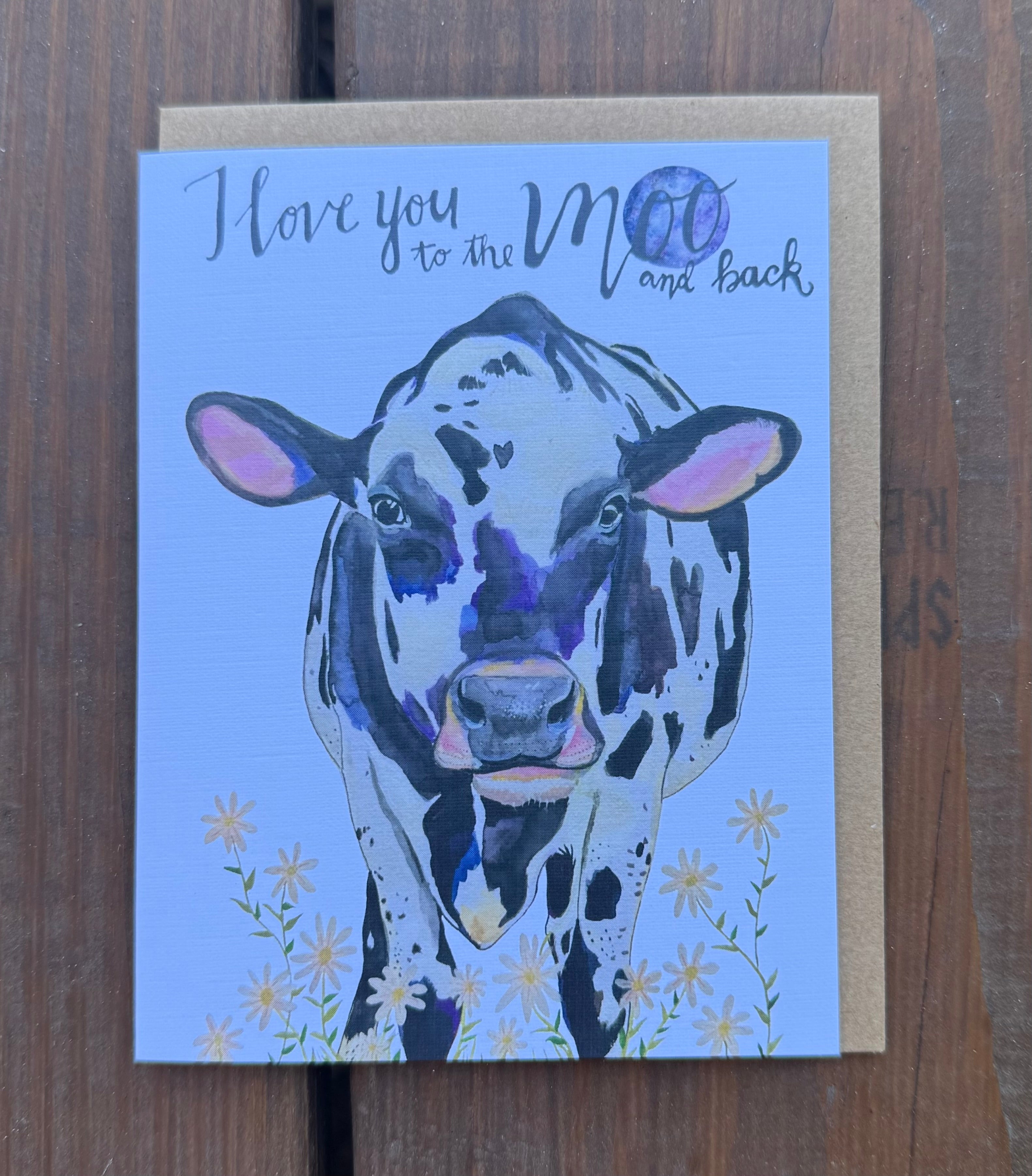 Greeting Card: Love You to the Moo and Back